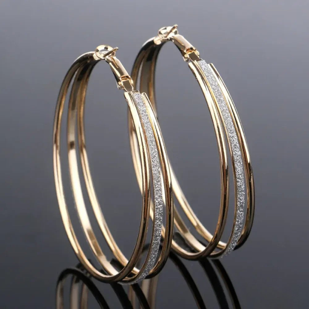 Lavinia | Vintage Golden Bright Ear Studs