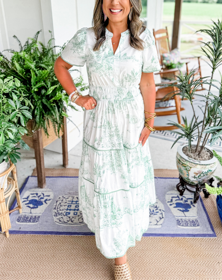 Alana | Classic Toile Maxi