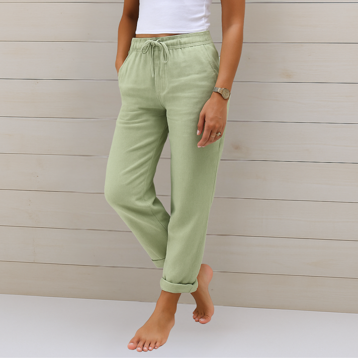Lori | Premium Breathable Pants with Elastic
