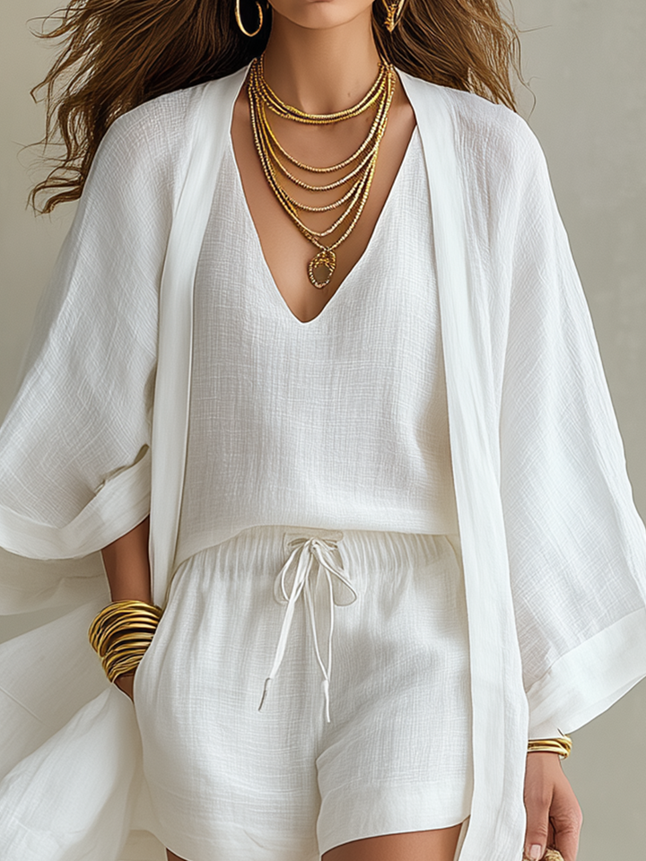 Charlotte | Layered Boho Short Set