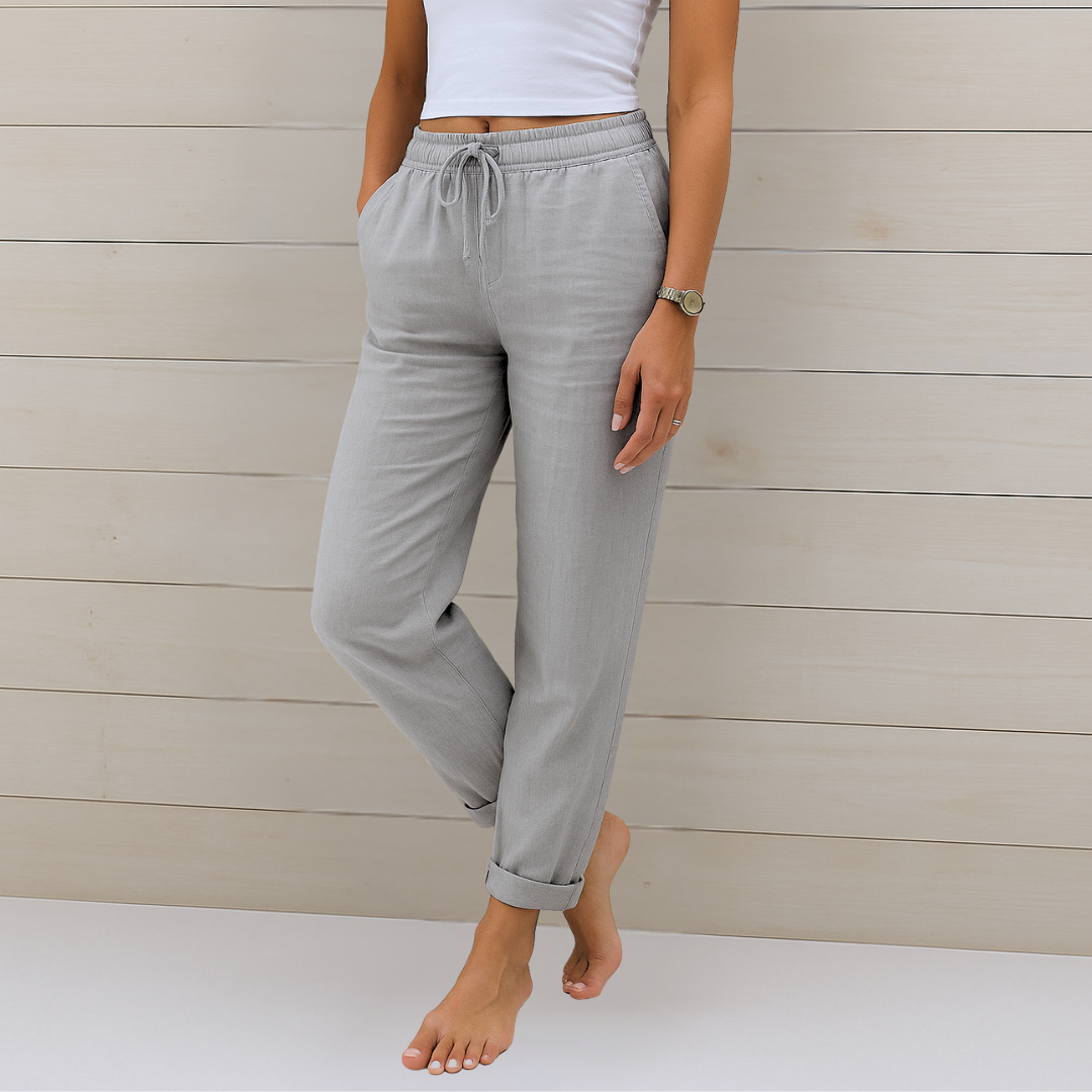 Lori | Premium Breathable Pants with Elastic
