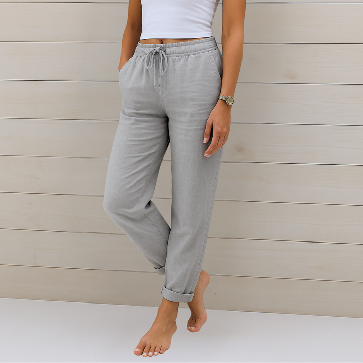 Lori | Premium Breathable Pants with Elastic