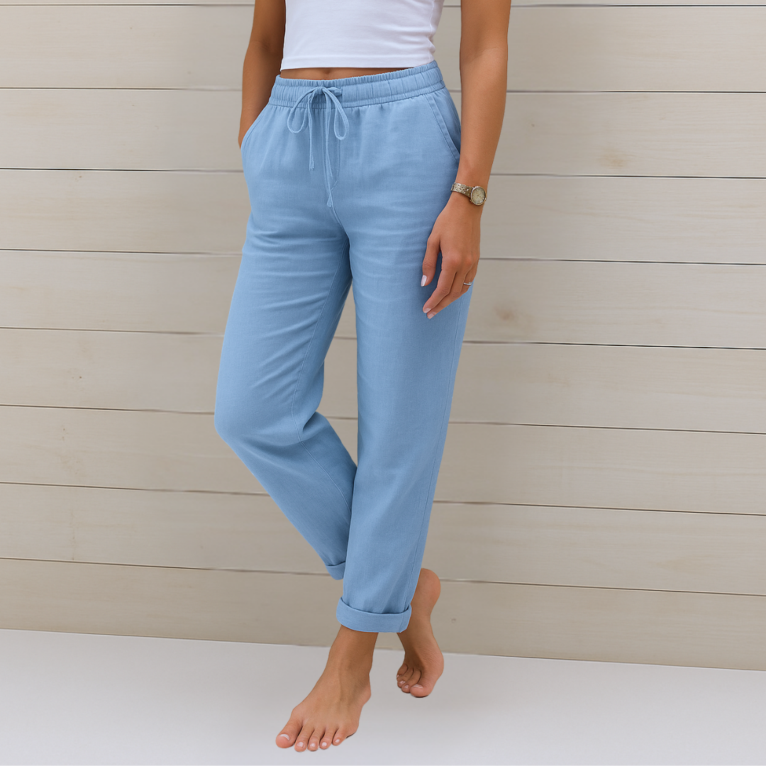 Lori | Premium Breathable Pants with Elastic