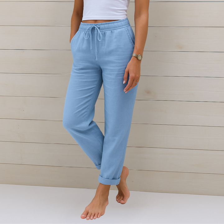Lori | Premium Breathable Pants with Elastic
