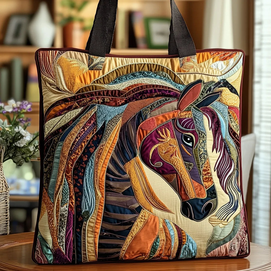 Edith | Colorful Mosaic Horse