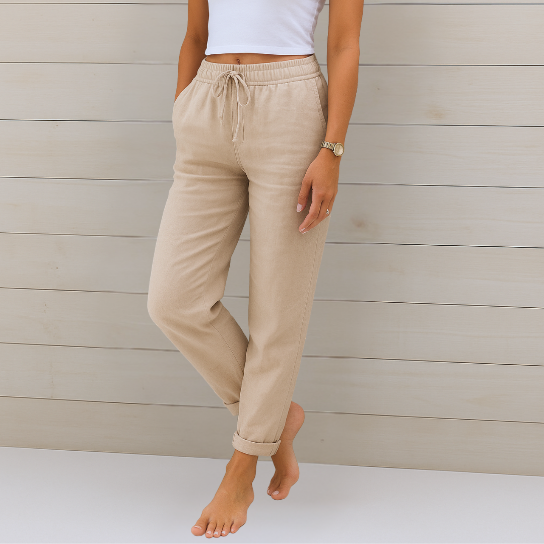 Lori | Premium Breathable Pants with Elastic