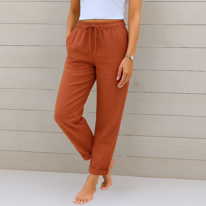 Lori | Premium Breathable Pants with Elastic