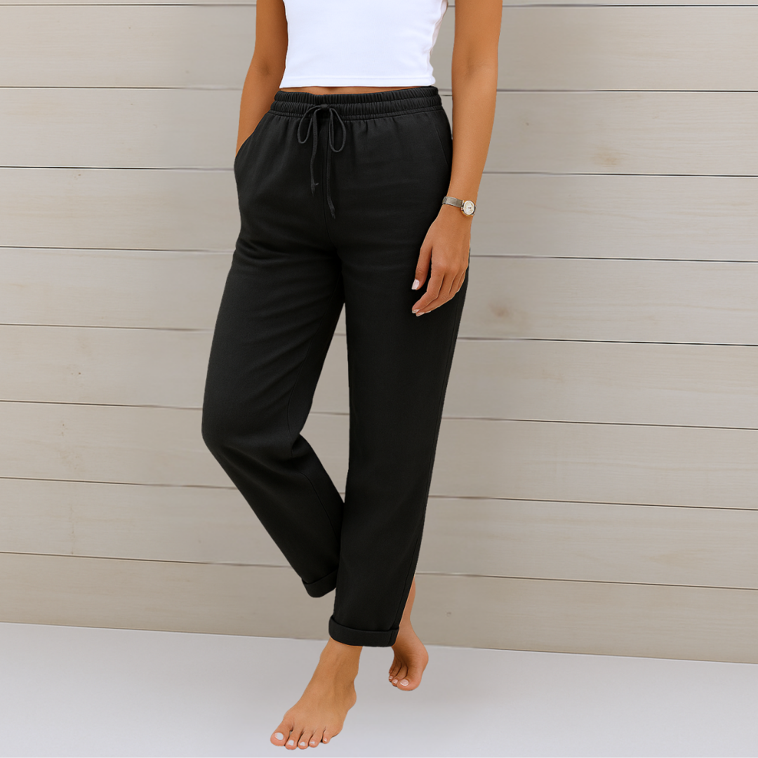 Lori | Premium Breathable Pants with Elastic