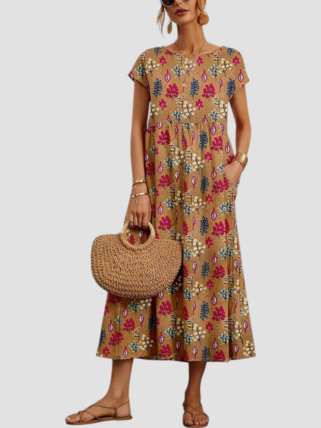 Alicia | Vintage Maxi Dress