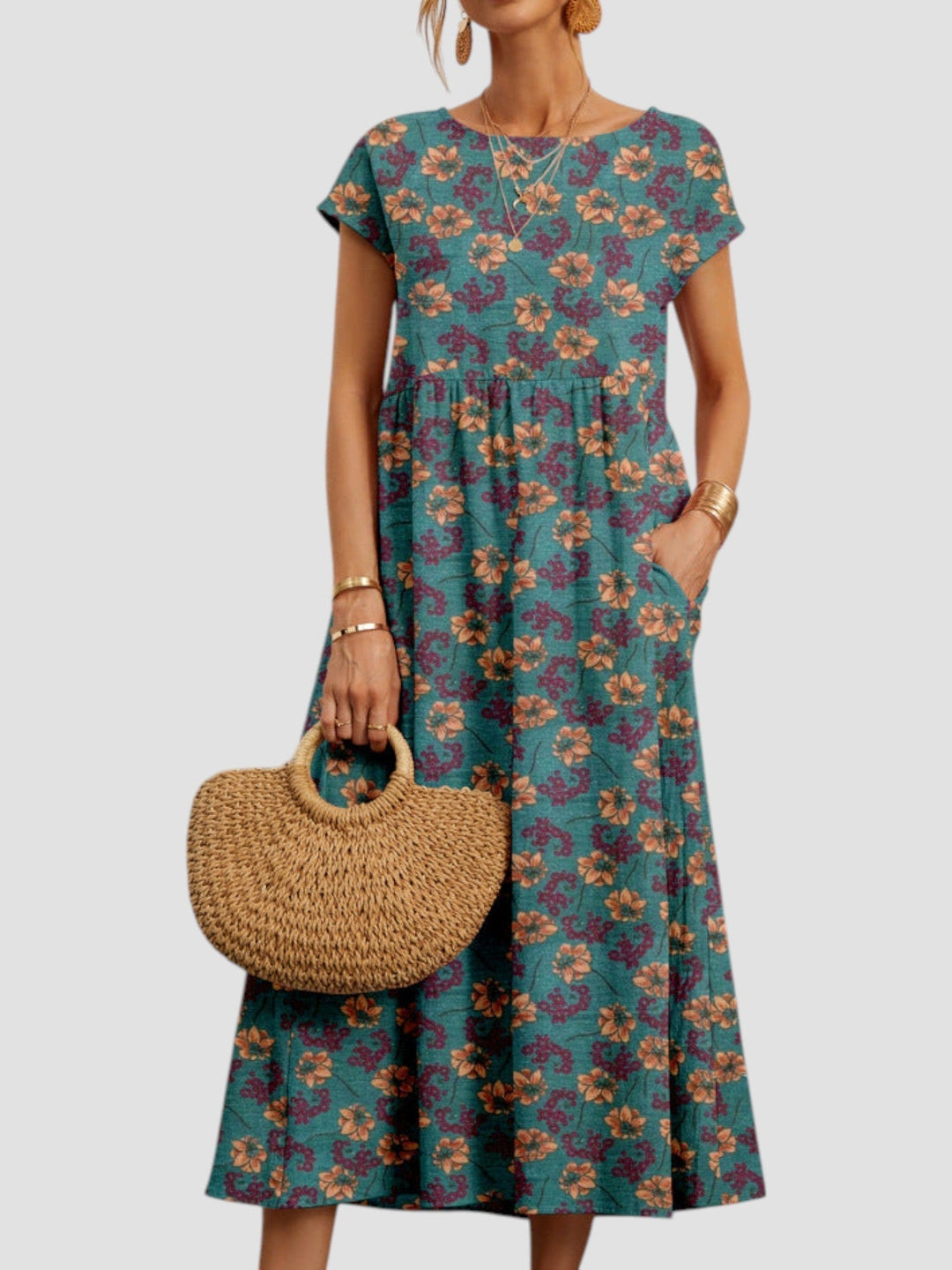 Alicia | Vintage Maxi Dress