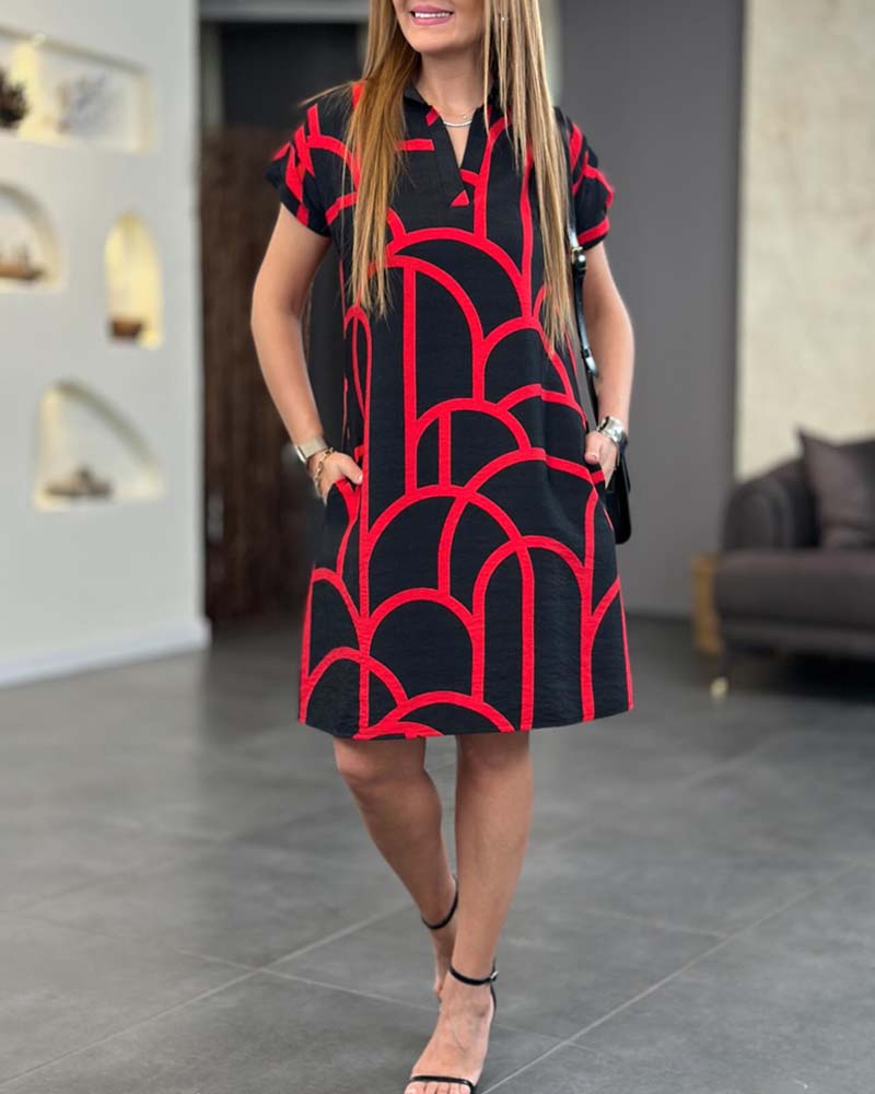 Amber | Dress with Short Sleeves