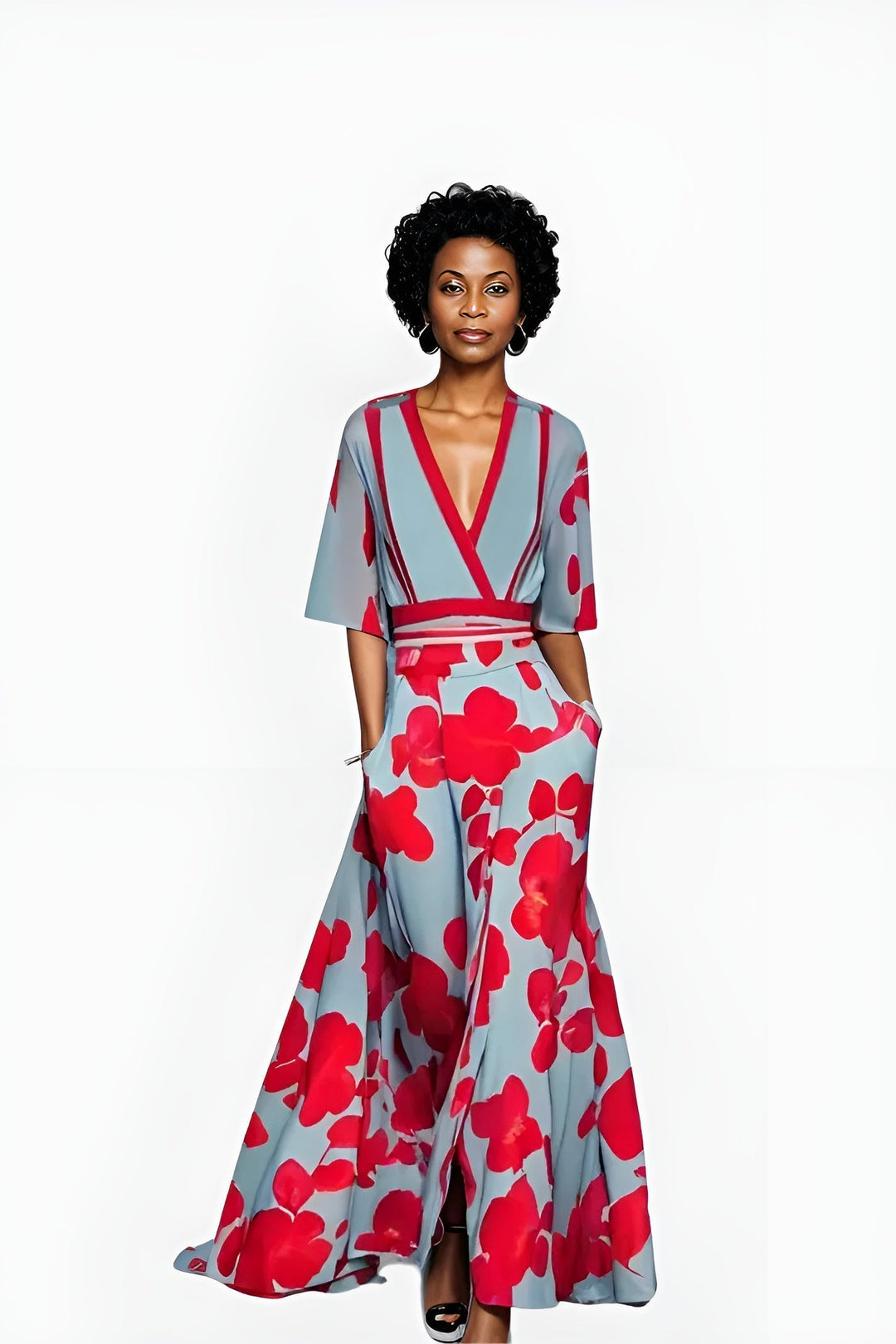 Flora | Floral Wrap Dress