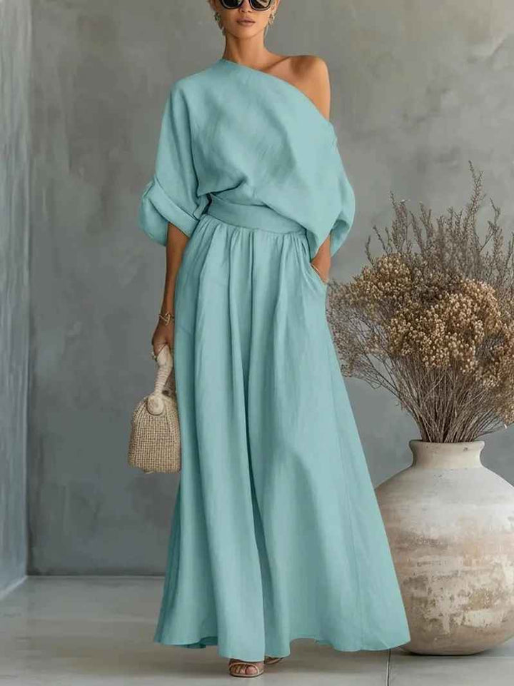 Lise | Soft Off-Shoulder Two-Piece Set