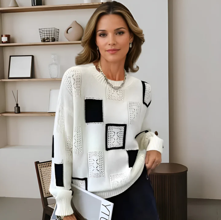 Margot | Patchwork Sweater