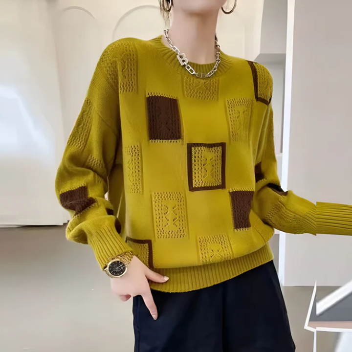 Margot | Patchwork Sweater