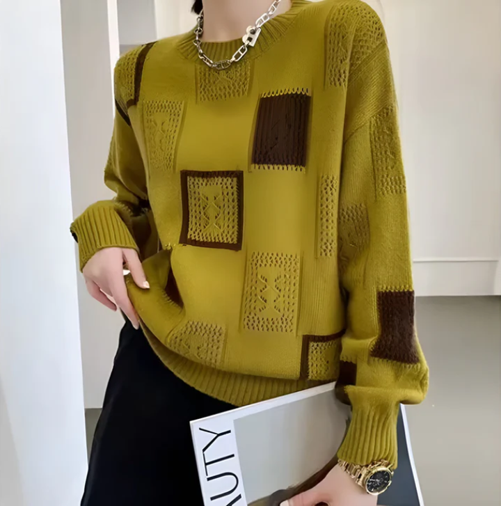 Margot | Patchwork Sweater