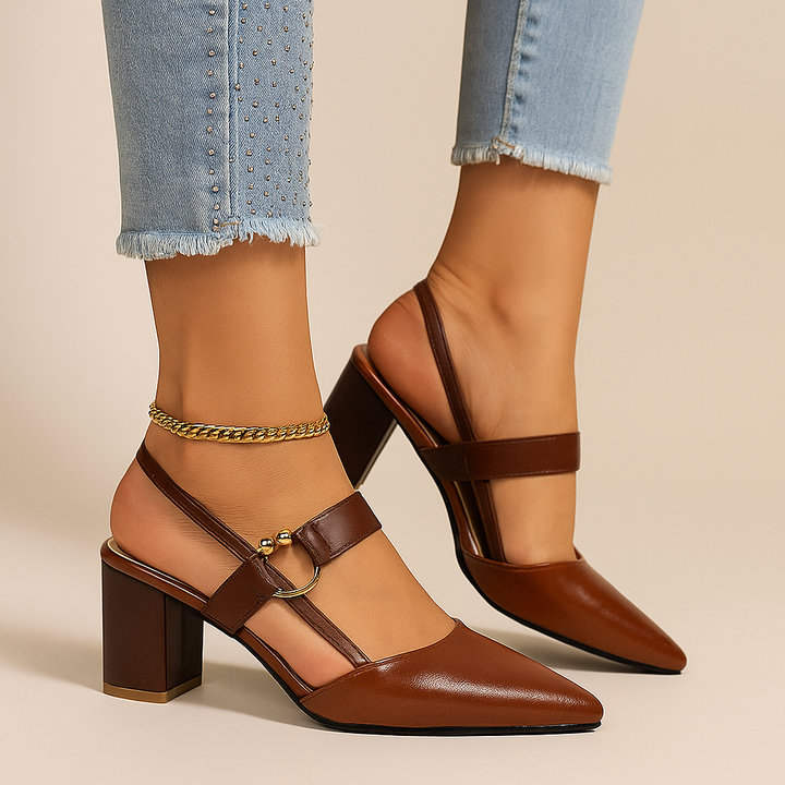Pippa | Ring-Detail Heels