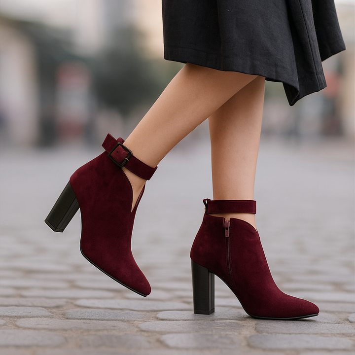 Eloise | Buckle Ankle Boots