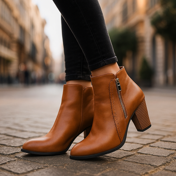 Lola | Side-Zip Ankle Boots