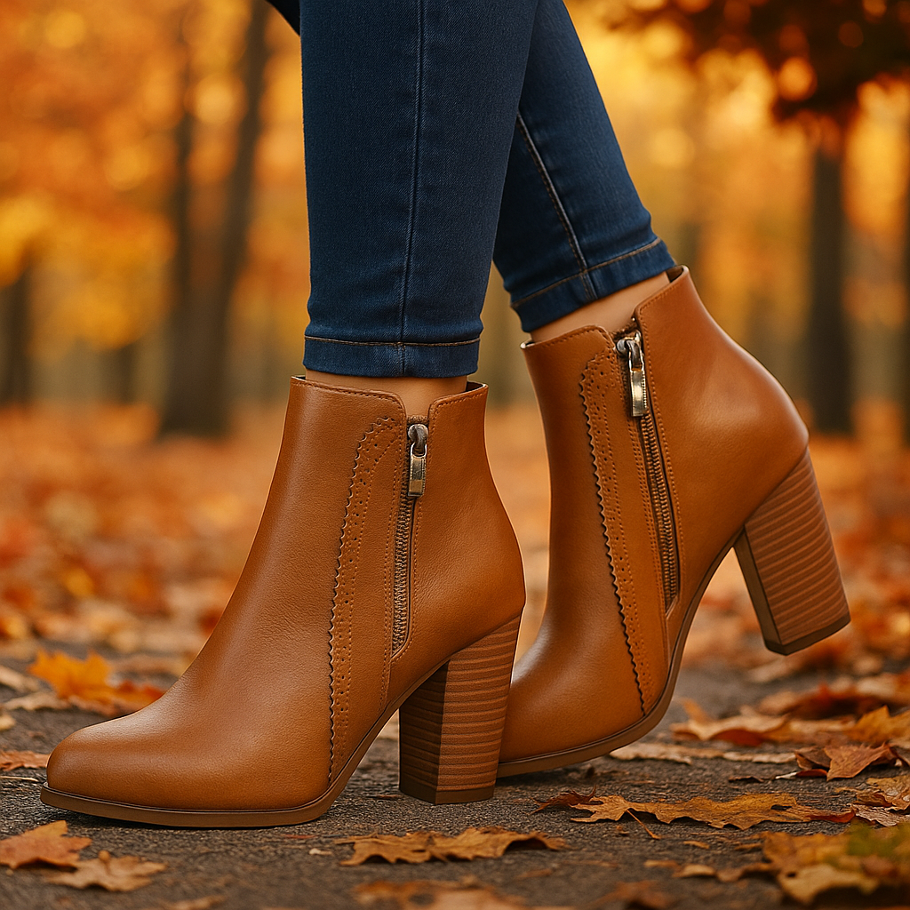 Lola | Side-Zip Ankle Boots