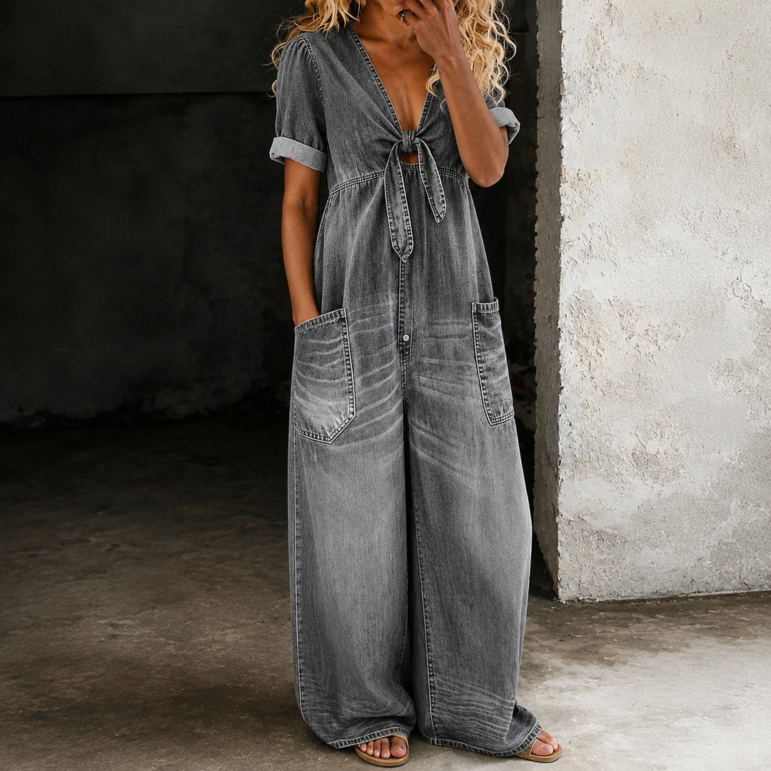 Divine | Stone Wash Relaxed Playsuit