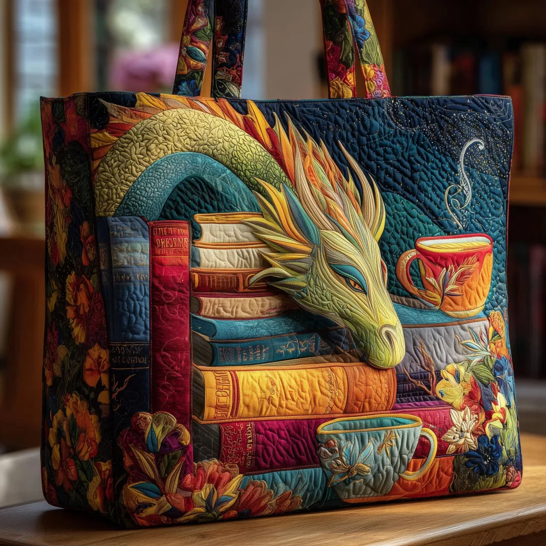 Rosalind | Dragon Reader with Books and Mugs