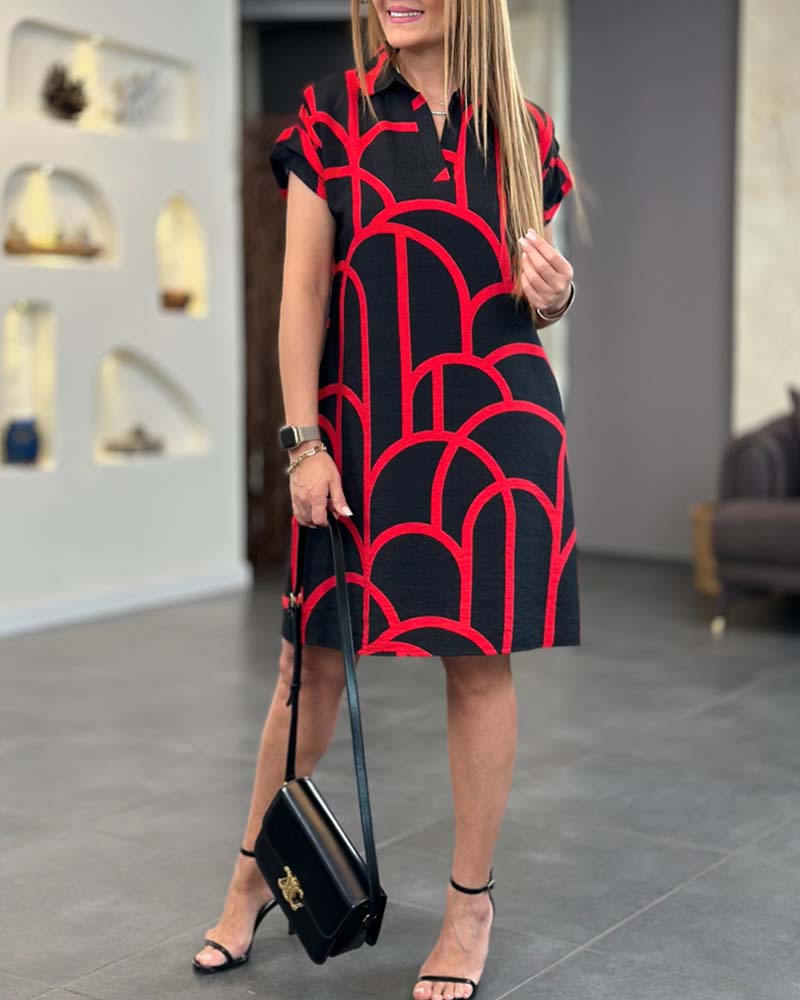 Amber | Dress with Short Sleeves
