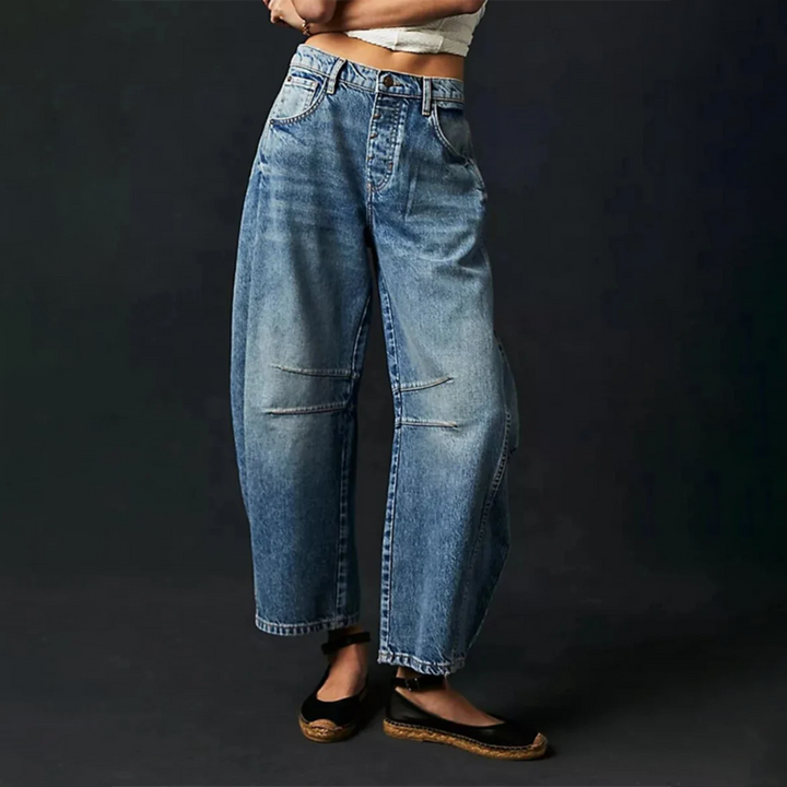 Barrel | High Waist Barrel Leg Jeans