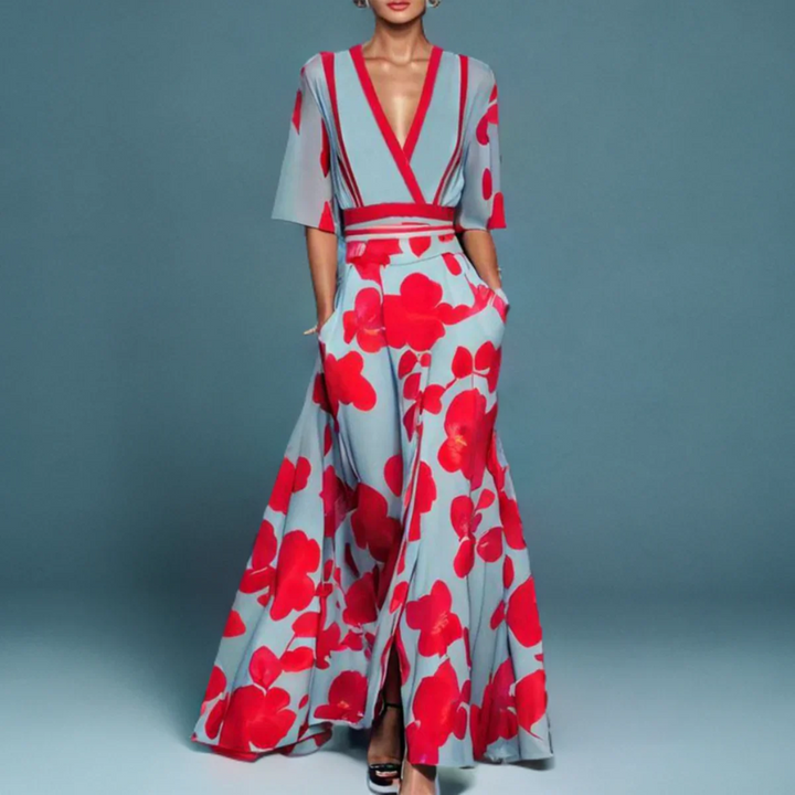 Flora | Floral Wrap Dress