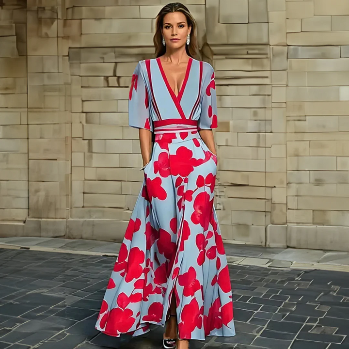 Flora | Floral Wrap Dress