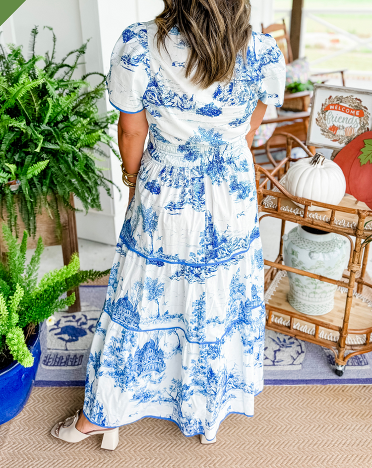 Alana | Classic Toile Maxi