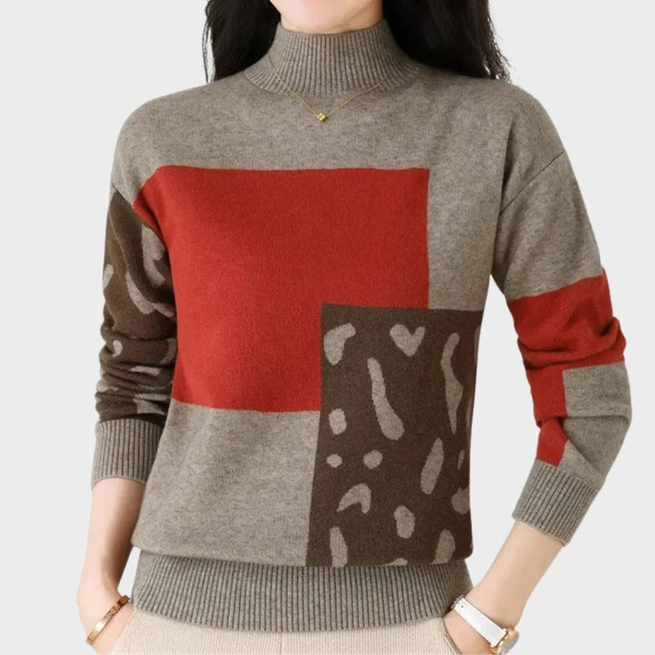 Harmony | Comfortable High Collar Sweater
