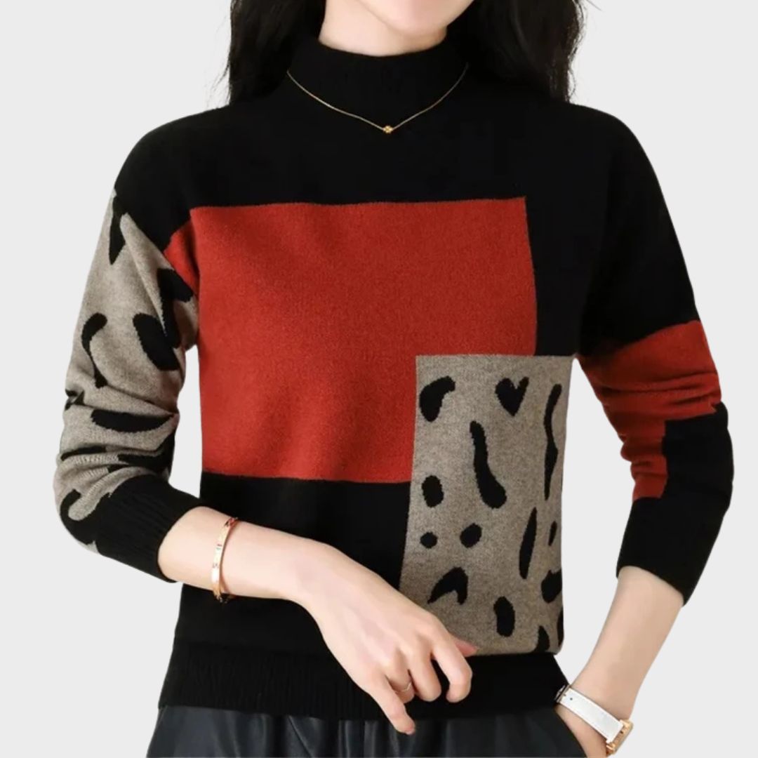 Harmony | Comfortable High Collar Sweater