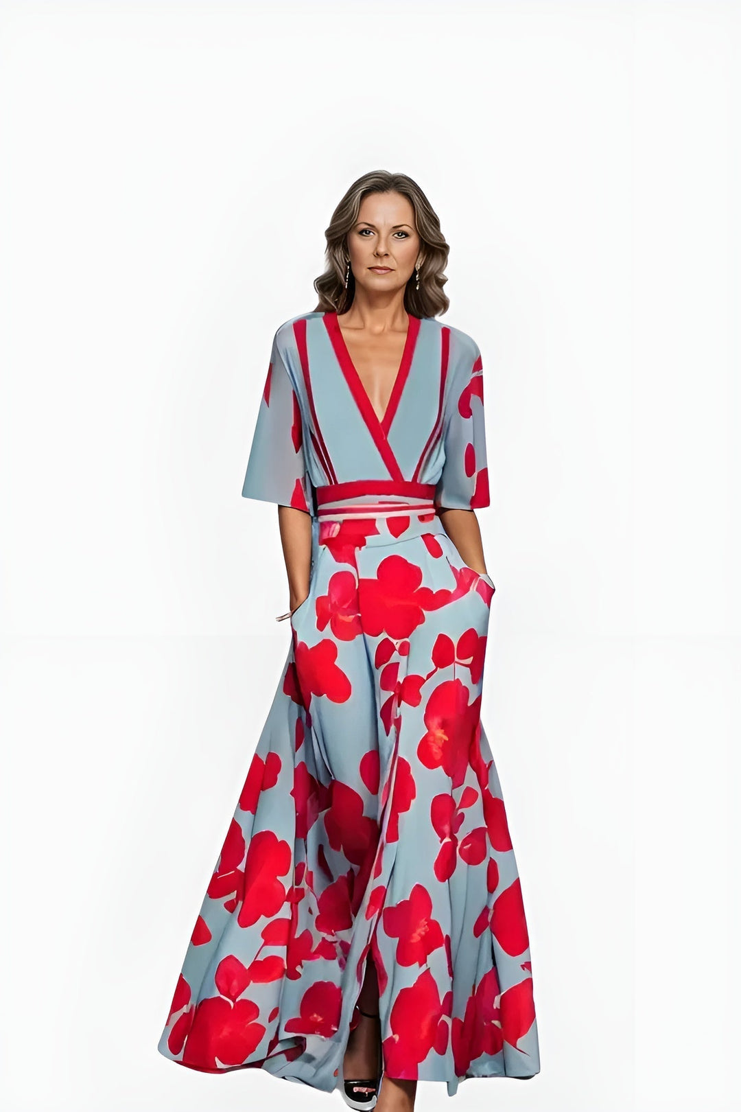 Flora | Floral Wrap Dress