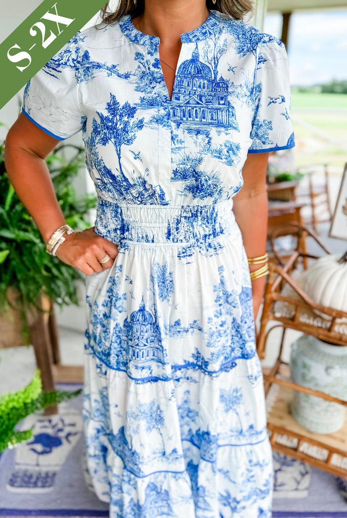 Alana | Classic Toile Maxi