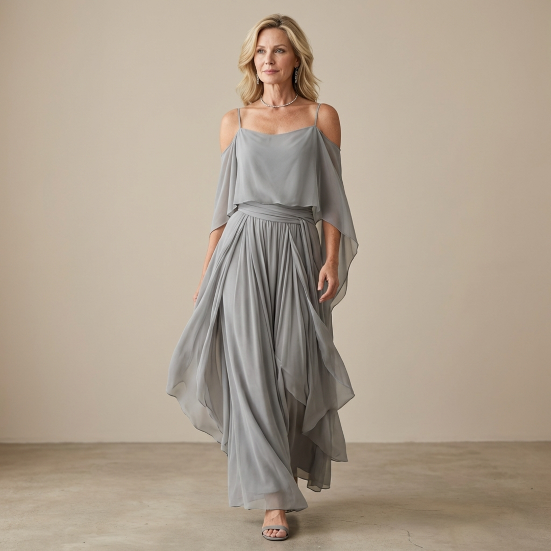 Ivy | Off-Shoulder Flowy Set