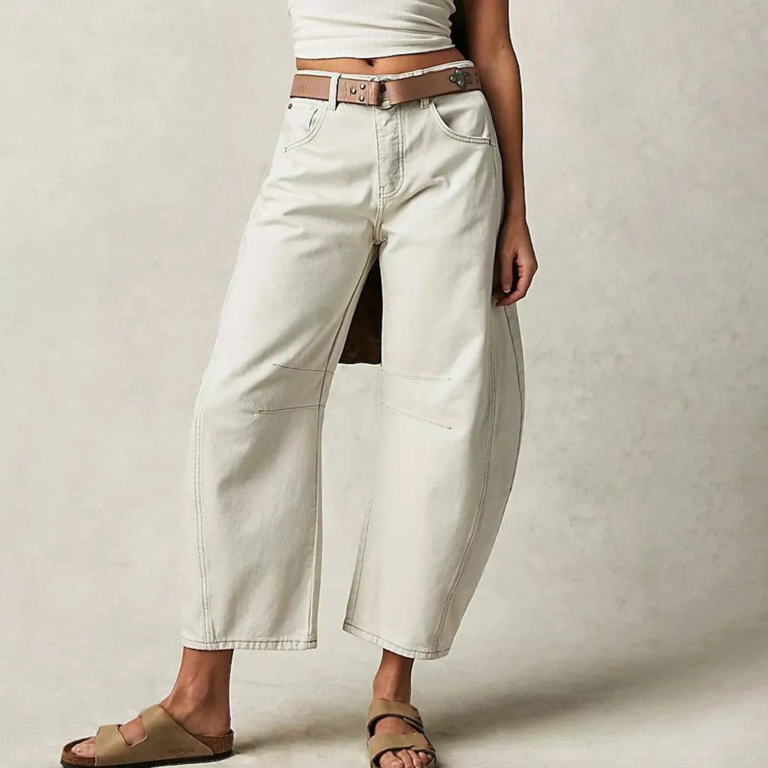 Barrel | High Waist Barrel Leg Jeans