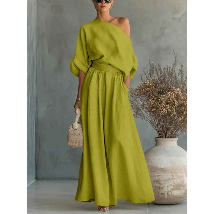 Lise | Soft Off-Shoulder Two-Piece Set