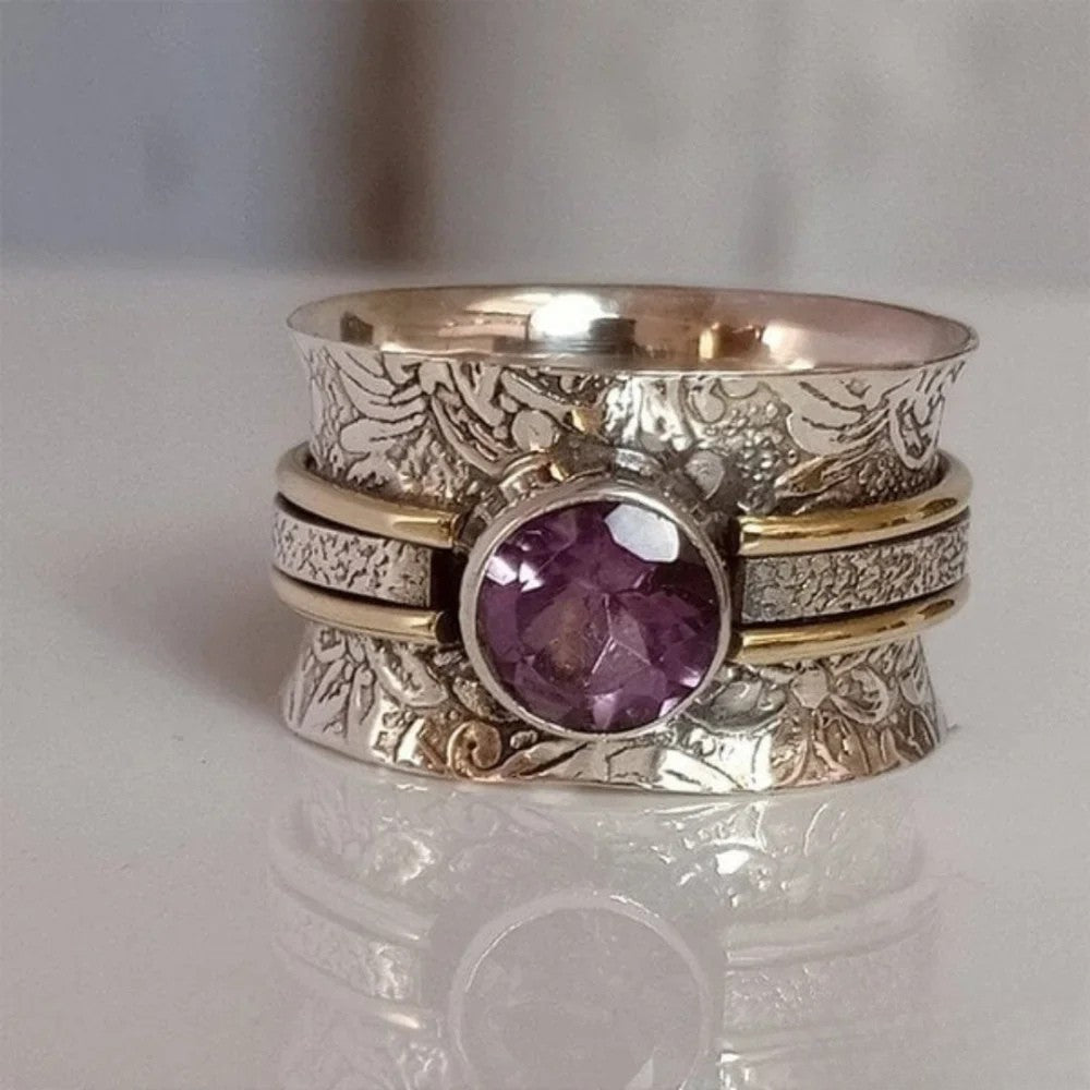 Emily | Bohemian Crystal Meditation Ring