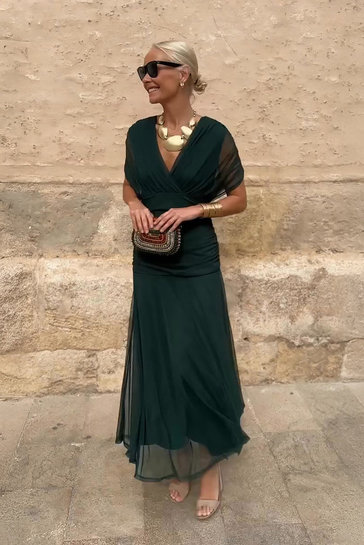 Louise | Elegant V-Neck Maxi Dress