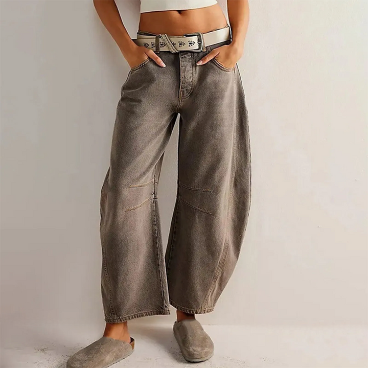 Barrel | High Waist Barrel Leg Jeans