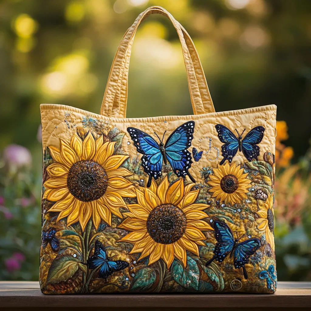 Gladys | Sunflowers and Blue Butterflies