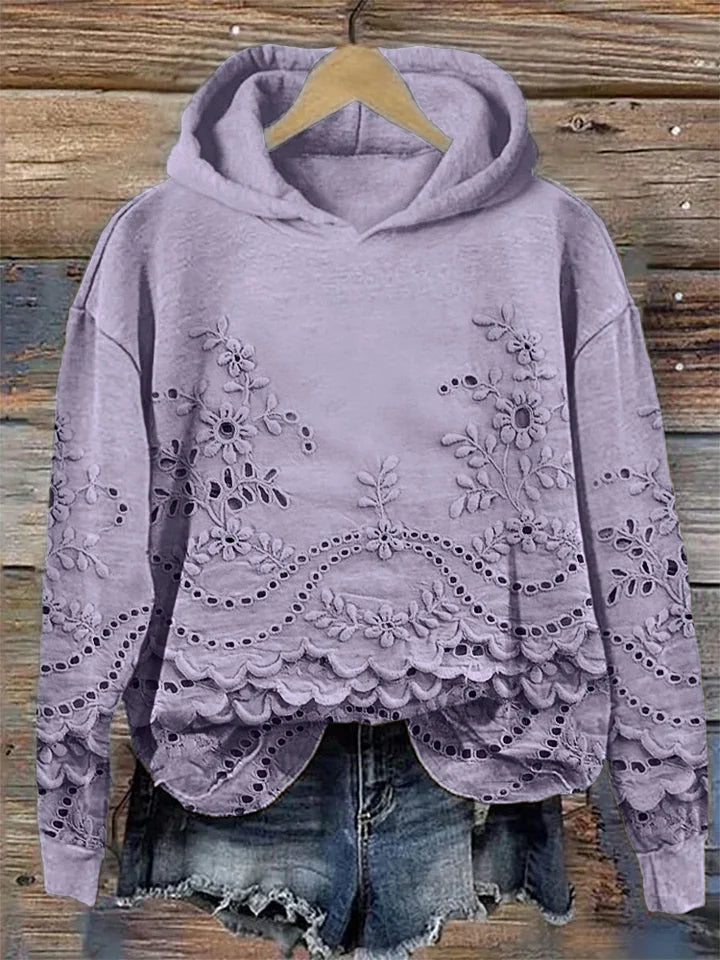 Saska | Chic Floral Hoodie