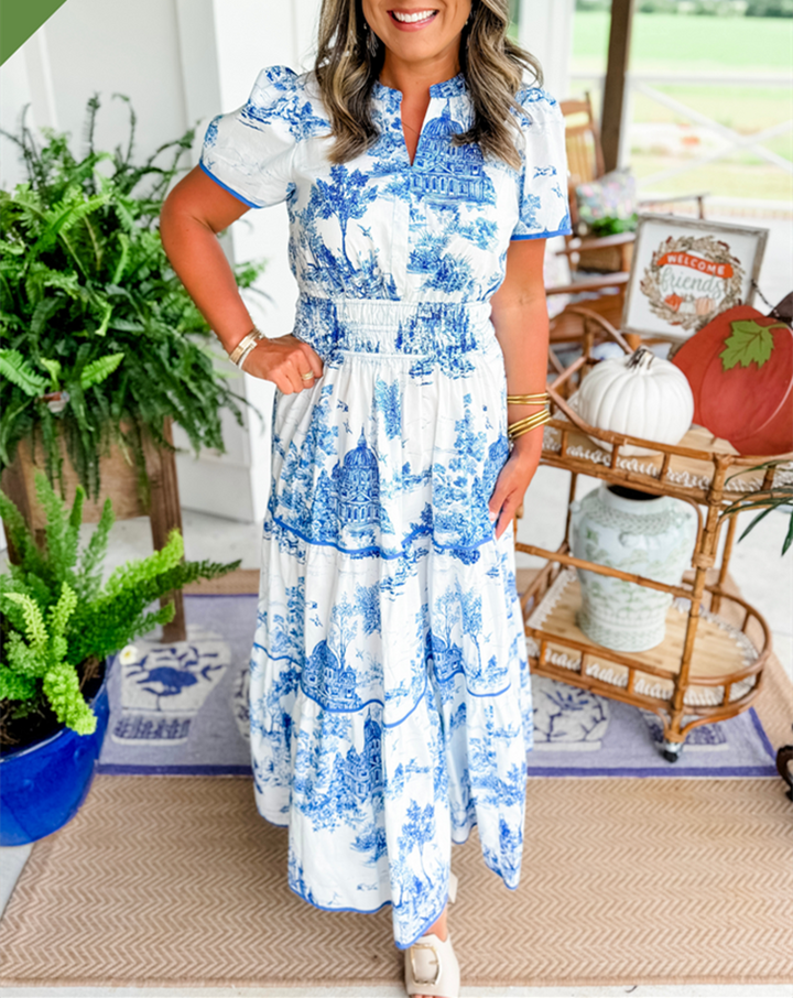 Alana | Classic Toile Maxi