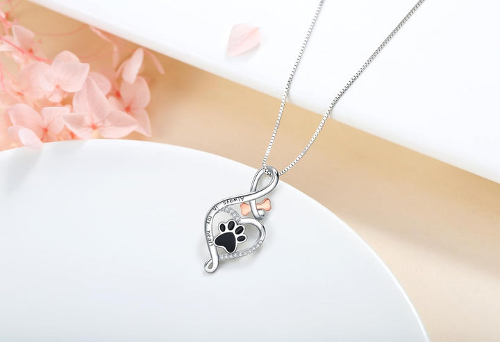 Elowen | Lucky Paw Shaped Pendant Necklace