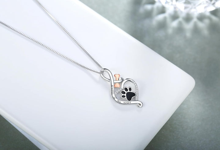 Elowen | Lucky Paw Shaped Pendant Necklace