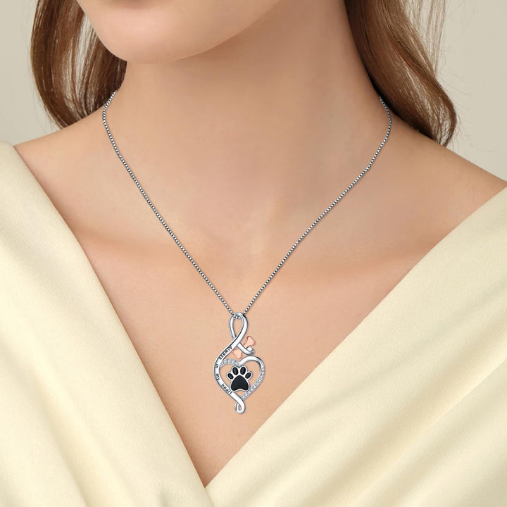 Elowen | Lucky Paw Shaped Pendant Necklace
