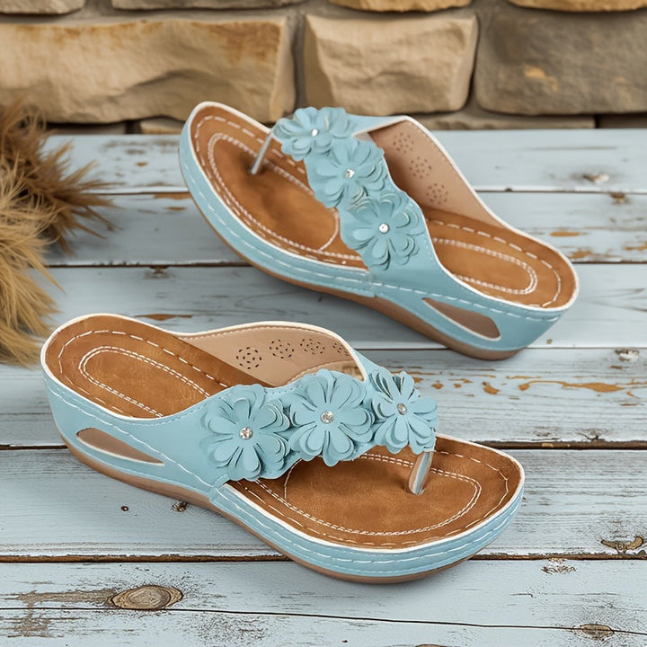 Flora | Floral Comfort Sandals