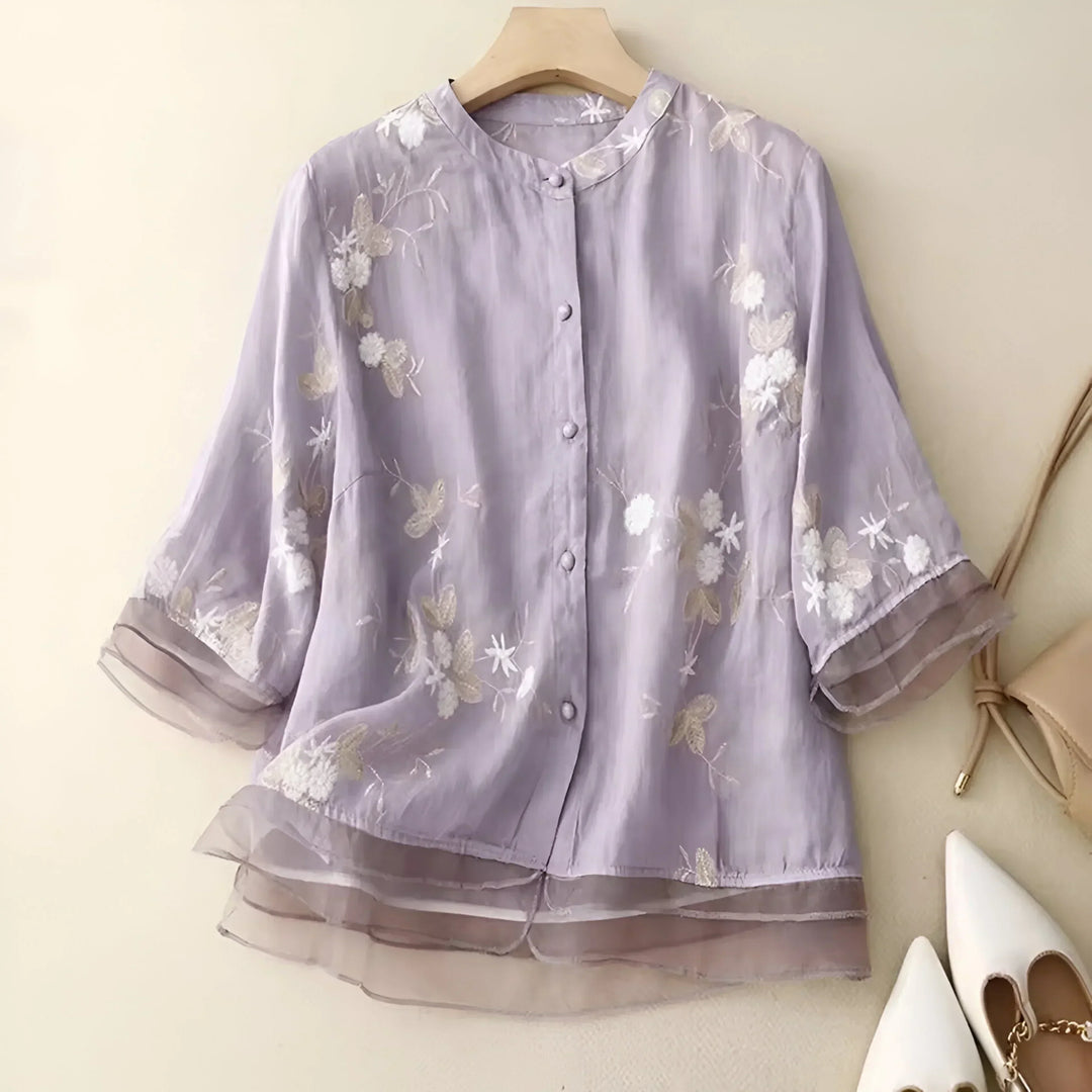 Georgie | Lightweight Cotton Blouse