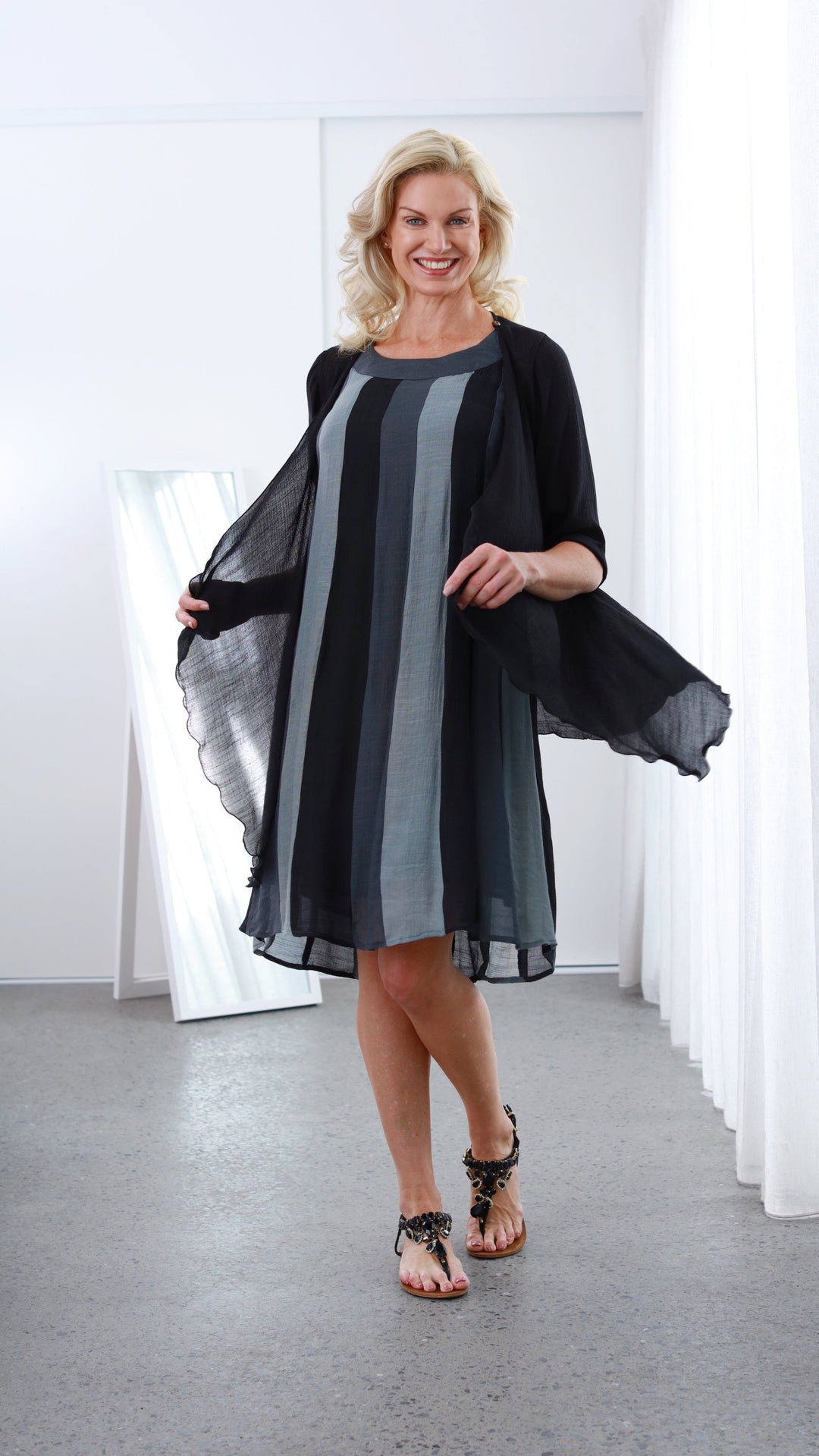 Vera | Liquorice Bamboo Dress